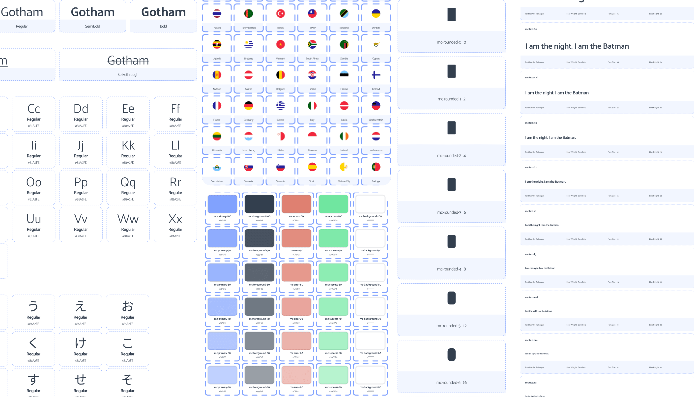 MenuConverter design system